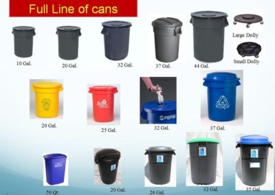 Green Products trash can