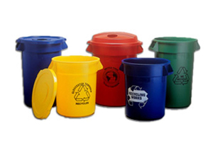 Recycled Plastic Trash Cans